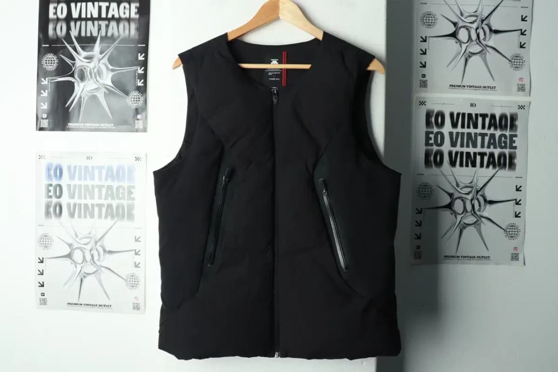 (M) 데상트 패딩 점퍼자켓 조끼 스키팀 보드복 덕다운 한정판-1690C 상품이미지2