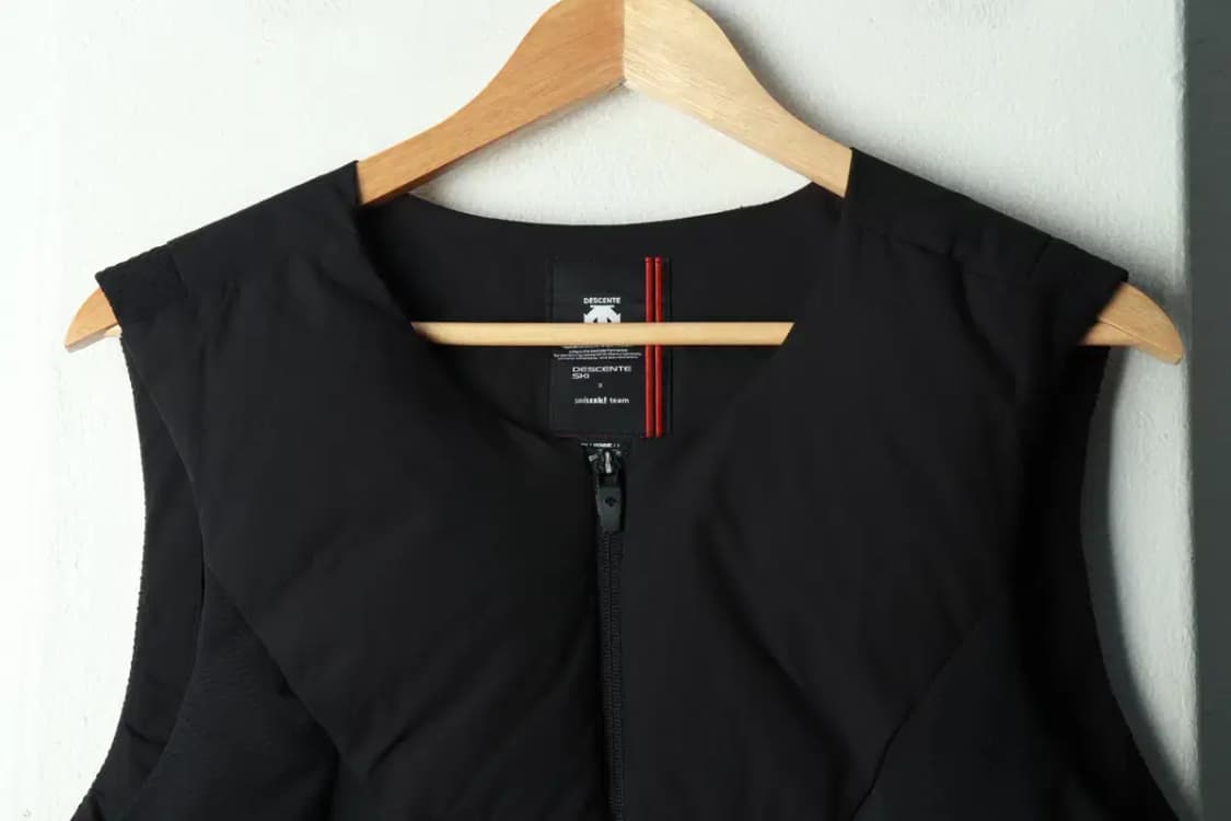 (M) 데상트 패딩 점퍼자켓 조끼 스키팀 보드복 덕다운 한정판-1690C 상품이미지3