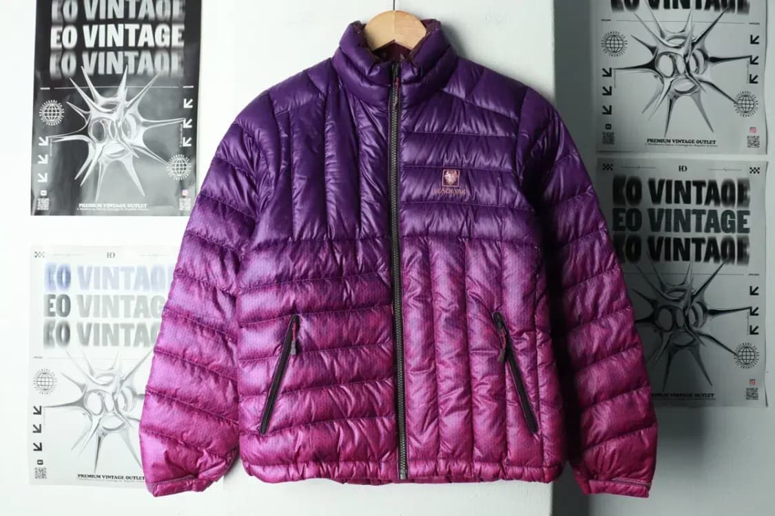 W(M) 블랙야크 패딩 점퍼자켓 그라데이션 퍼플 구스다운-1690D 상품이미지2
