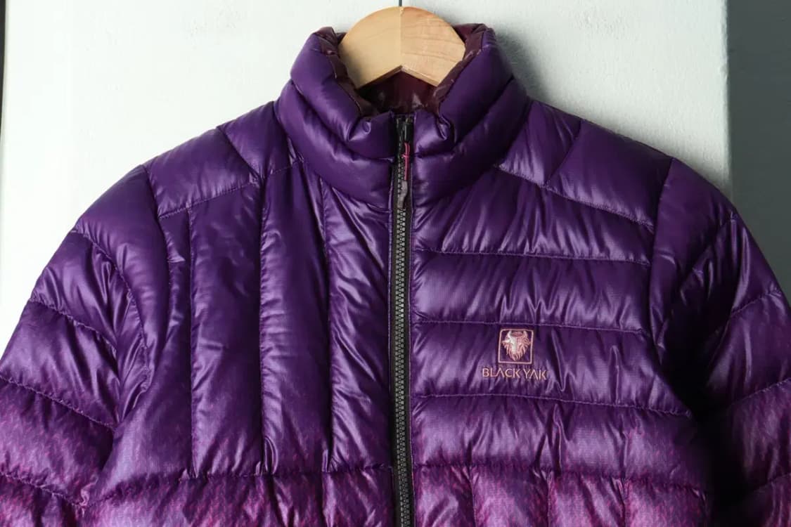 W(M) 블랙야크 패딩 점퍼자켓 그라데이션 퍼플 구스다운-1690D 상품이미지3
