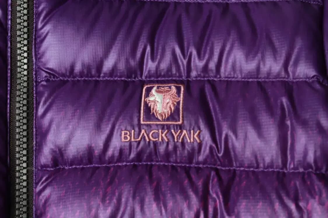 W(M) 블랙야크 패딩 점퍼자켓 그라데이션 퍼플 구스다운-1690D 상품이미지5