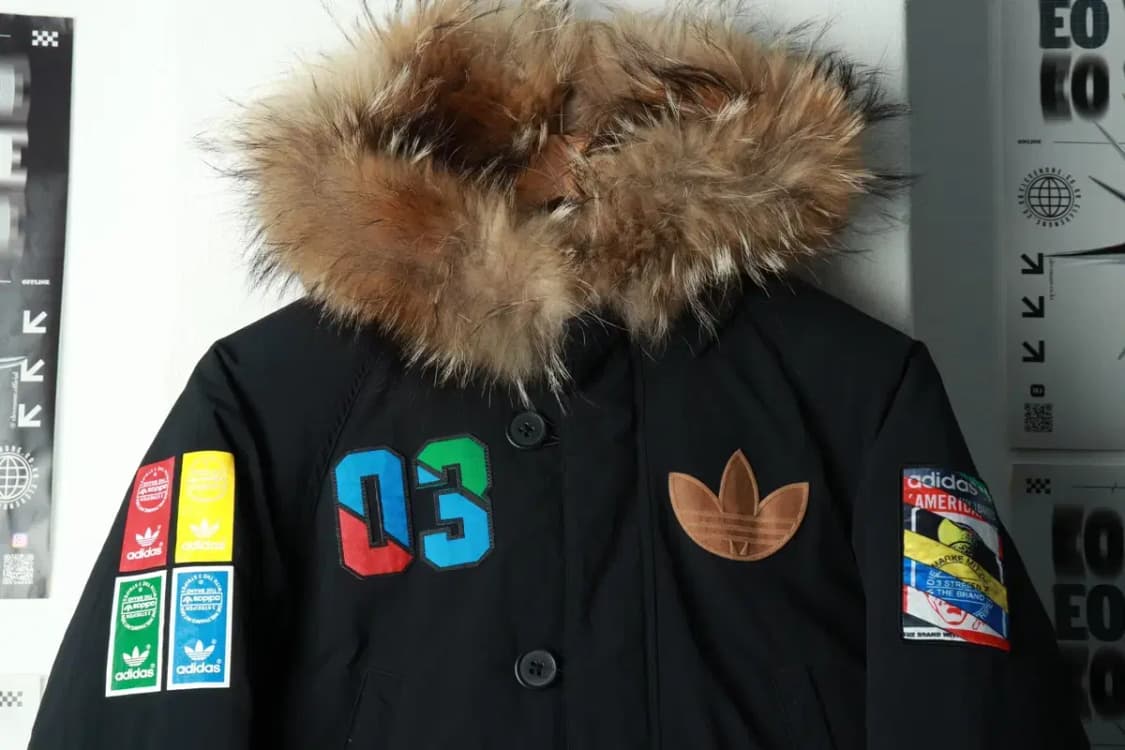 (M-L) 아디다스 패딩 점퍼자켓 덕다운 오리지널 퍼 롱-1690E 상품이미지4