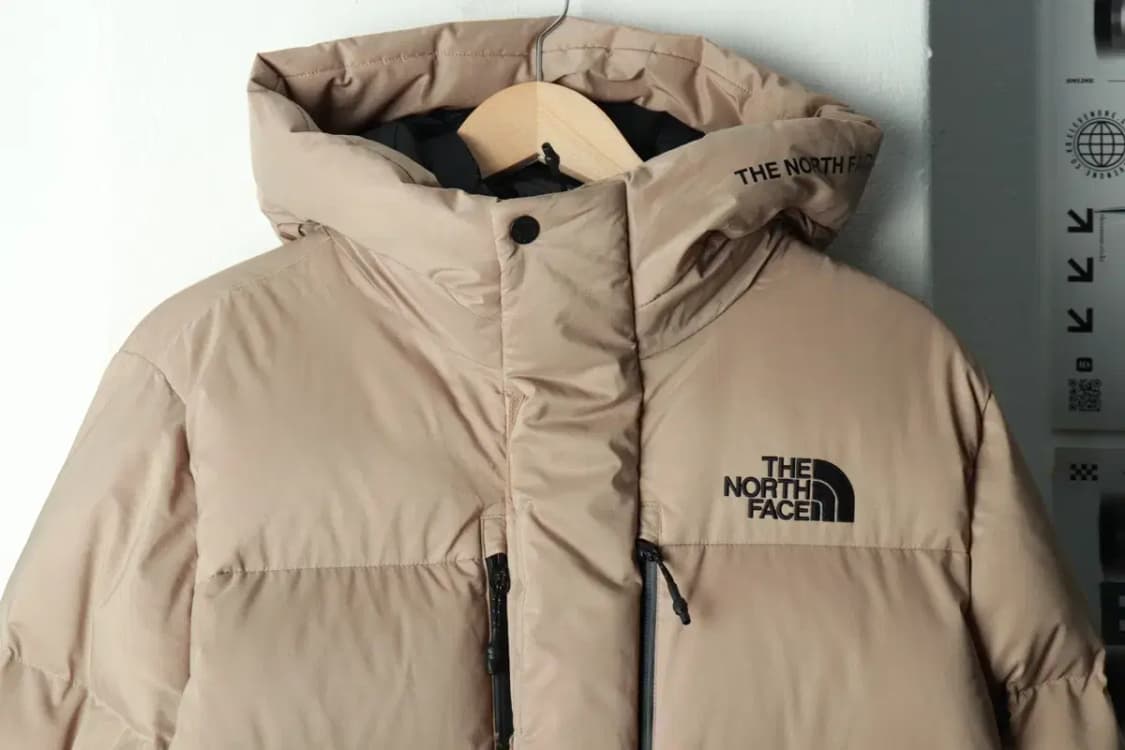 (M-L) 노스페이스 패딩 점퍼자켓 구스다운 베이지 롱 대장급-16910 상품이미지3