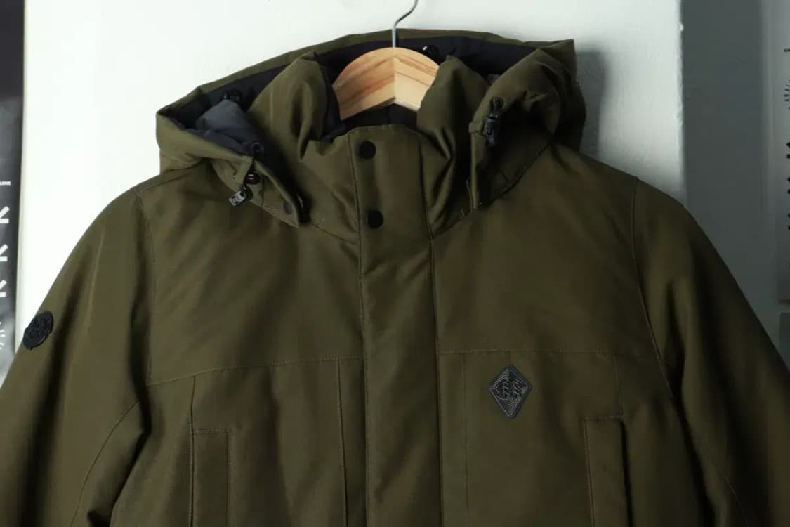 (S) 코오롱스포츠 패딩 점퍼자켓 덕다운 카키 올드스쿨-16911 상품이미지3