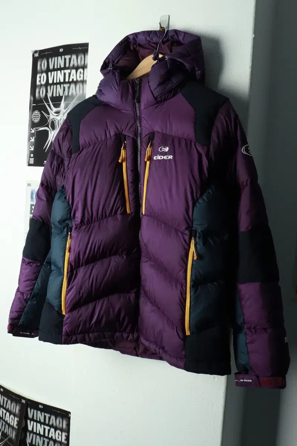 W(XL) 아이더 패딩 점퍼자켓 구스다운 퍼플 대장급 빵빵-16913 상품이미지1