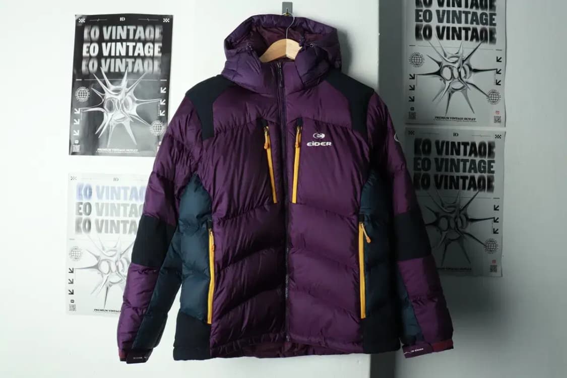 W(XL) 아이더 패딩 점퍼자켓 구스다운 퍼플 대장급 빵빵-16913 상품이미지2