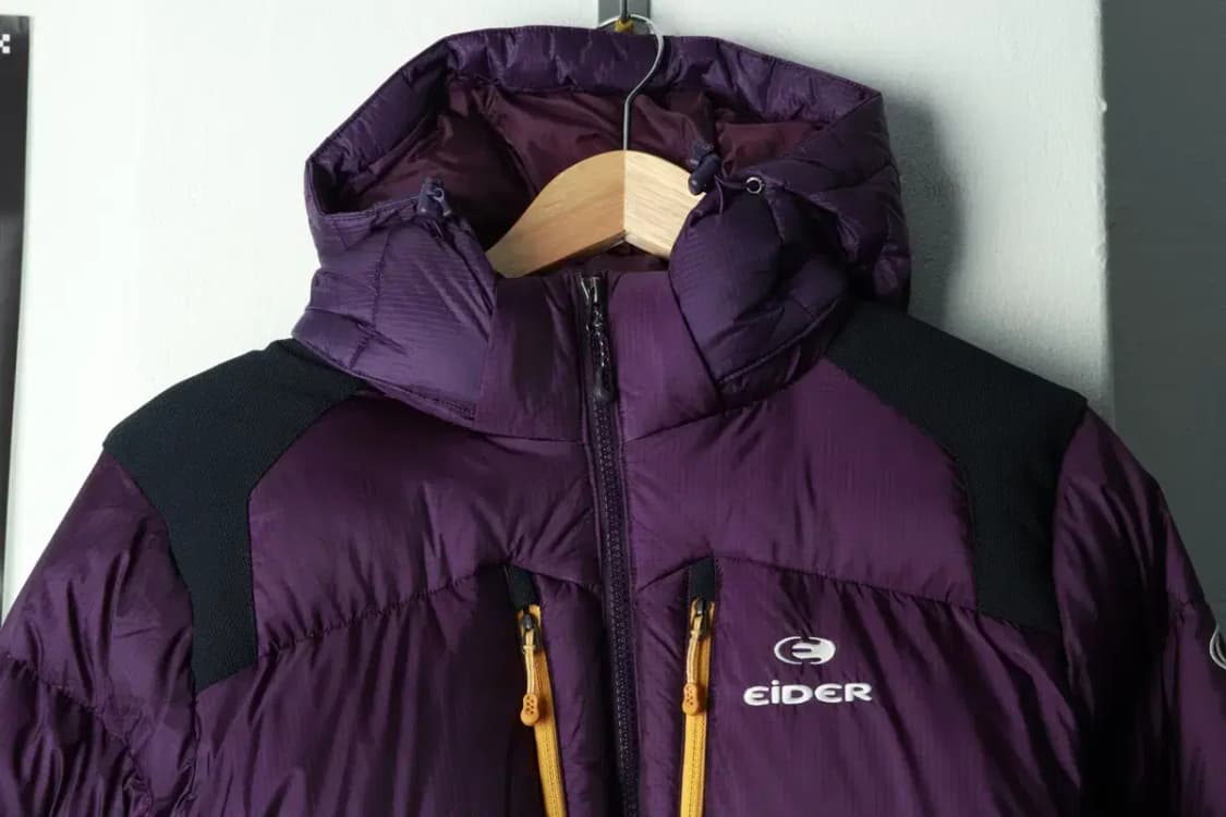 W(XL) 아이더 패딩 점퍼자켓 구스다운 퍼플 대장급 빵빵-16913 상품이미지3