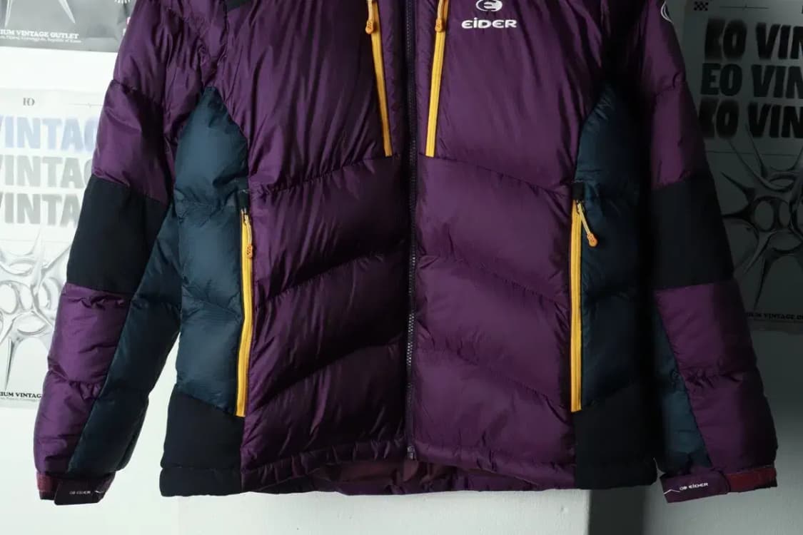 W(XL) 아이더 패딩 점퍼자켓 구스다운 퍼플 대장급 빵빵-16913 상품이미지4
