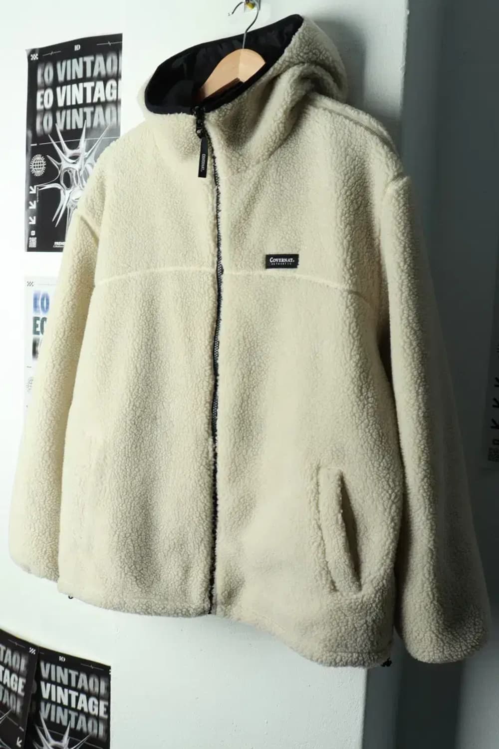 (XL) 커버낫 집업 바람막이 점퍼자켓 후리스 플리스 리버시블-1691A 상품이미지1