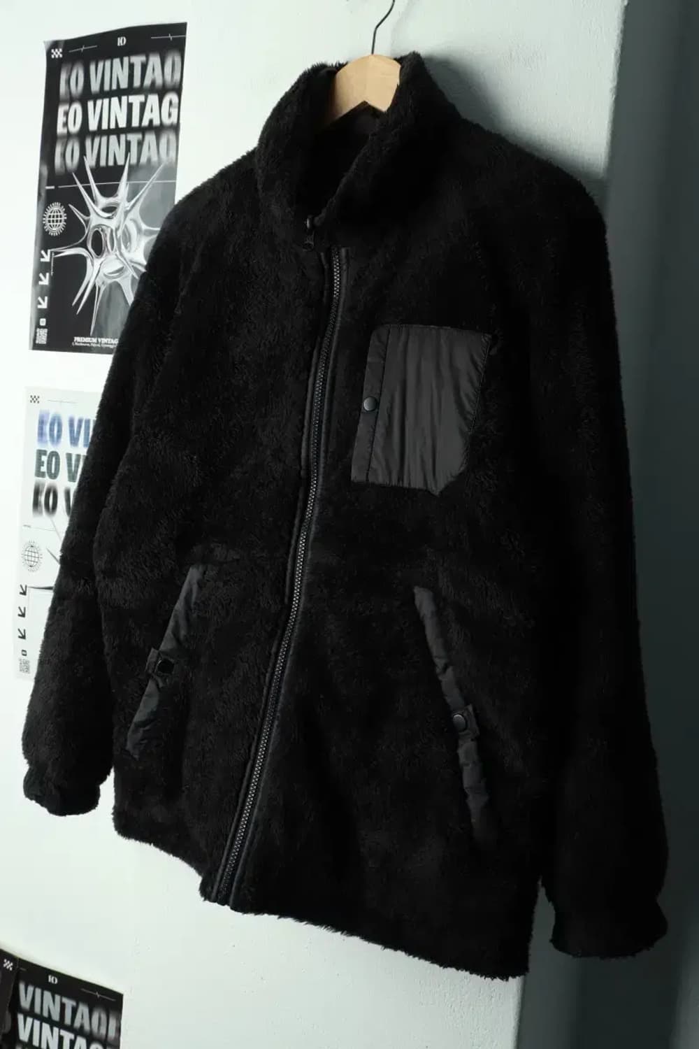 (XL) 바스키아 패딩 점퍼자켓 리버시블 구스다운 후리스-1691B 상품이미지1