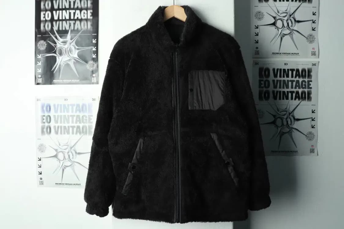 (XL) 바스키아 패딩 점퍼자켓 리버시블 구스다운 후리스-1691B 상품이미지2