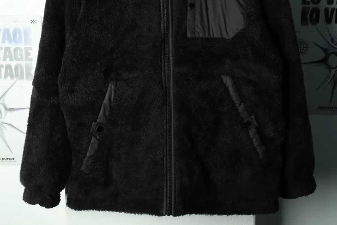 (XL) 바스키아 패딩 점퍼자켓 리버시블 구스다운 후리스-1691B 상품이미지4