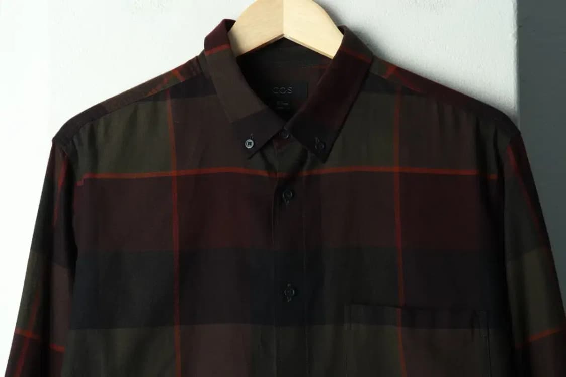 (M-L) 코스 셔츠 남방 체크 컬러믹스 아메카지-16921 상품이미지3