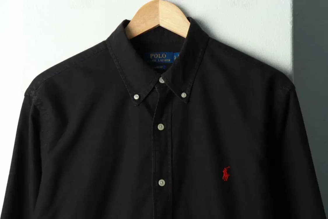 (L-XL) 폴로 랄프로렌 셔츠 남방 블랙 레드포니 아메카지-16922 상품이미지3