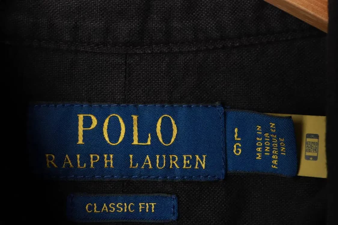 (L-XL) 폴로 랄프로렌 셔츠 남방 블랙 레드포니 아메카지-16922 상품이미지6
