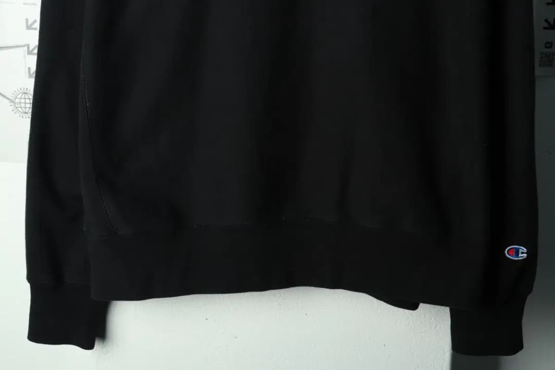 (3XL) 챔피온 맨투맨 티셔츠 빅사이즈 리버스위브 블랙 기모-16924 상품이미지4