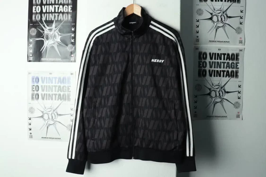 (M-XL) 널디 집업져지 트랙탑 패턴 올드스쿨-16926 상품이미지2