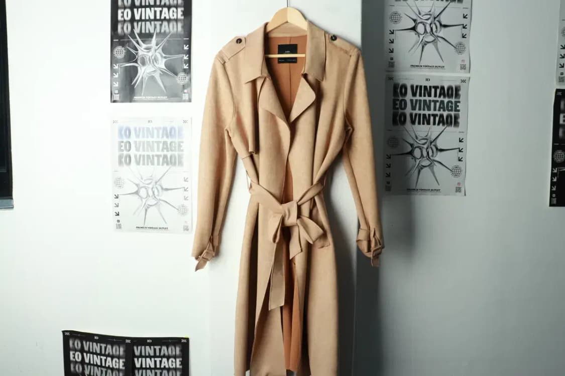 W(L-XL) 자라 코트자켓 스웨이드 베이지-16929 상품이미지2