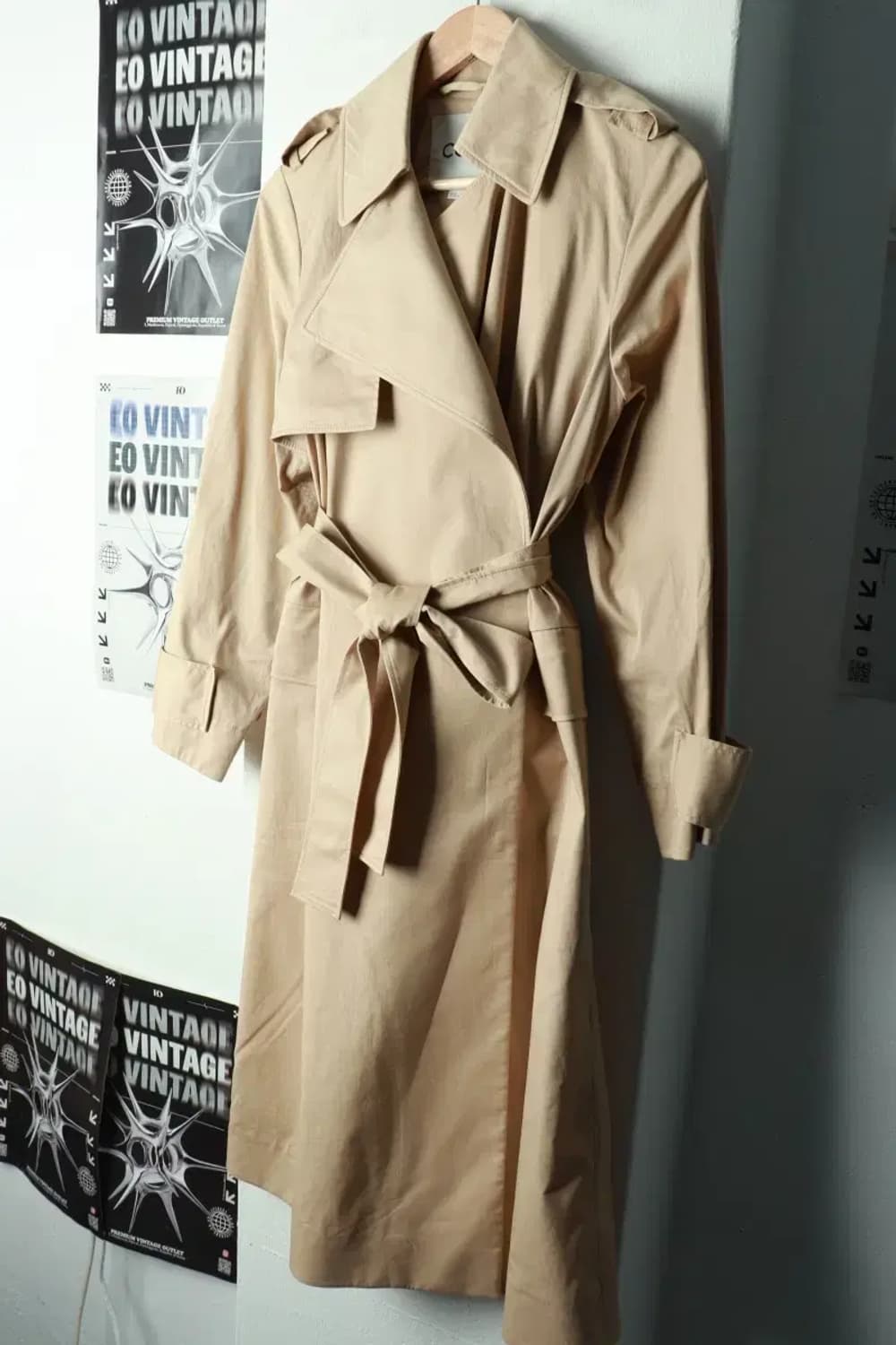 W(S) 코스 코트자켓 베이지 면 아메카지-1692A 상품이미지1