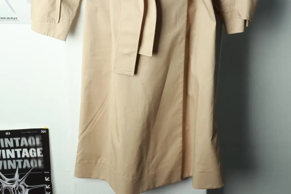 W(S) 코스 코트자켓 베이지 면 아메카지-1692A 상품이미지4