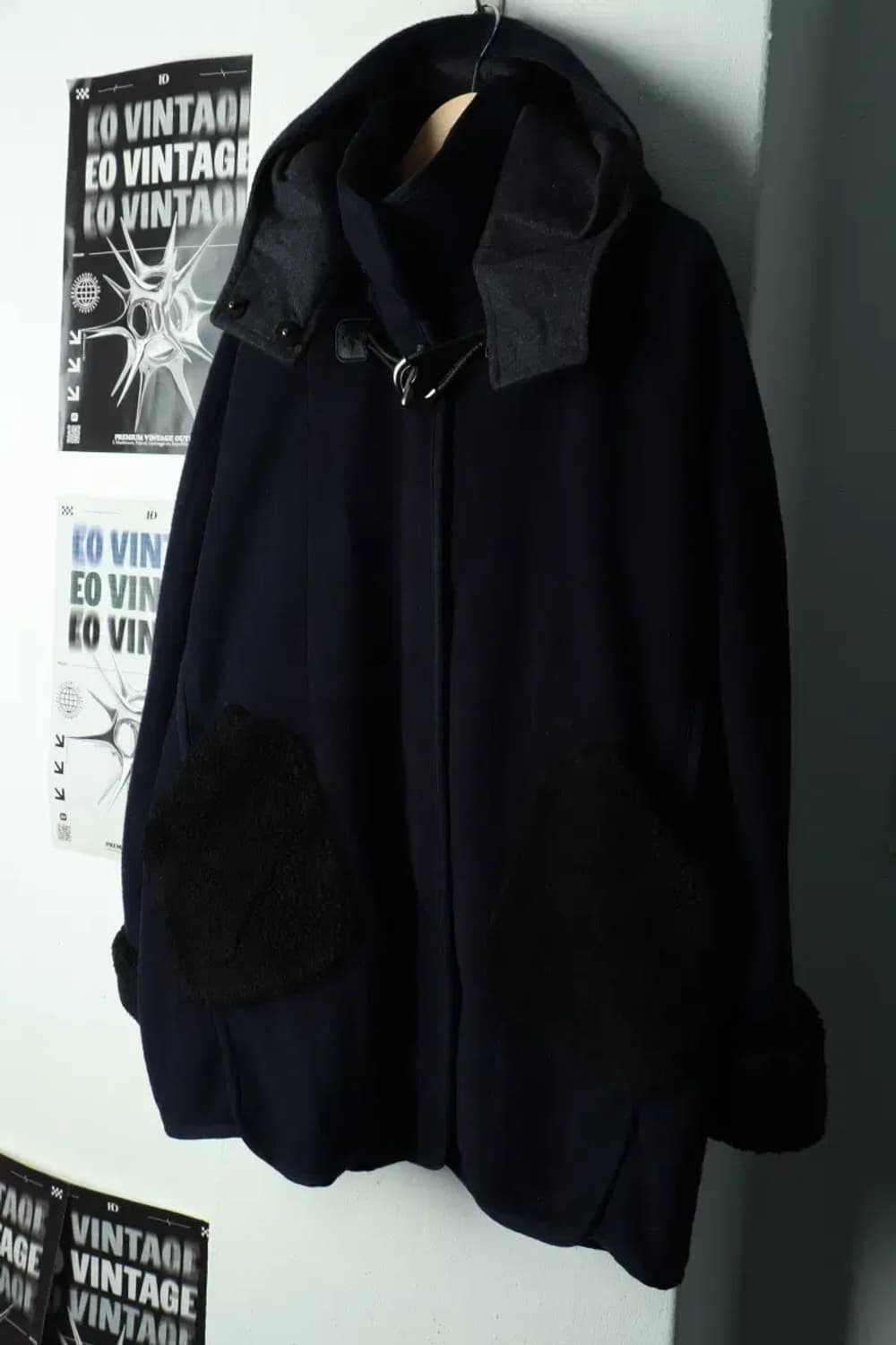 W(S-M) 주크 쥬크 코트자켓 네이비 울 모직 한정판-1692B 상품이미지1