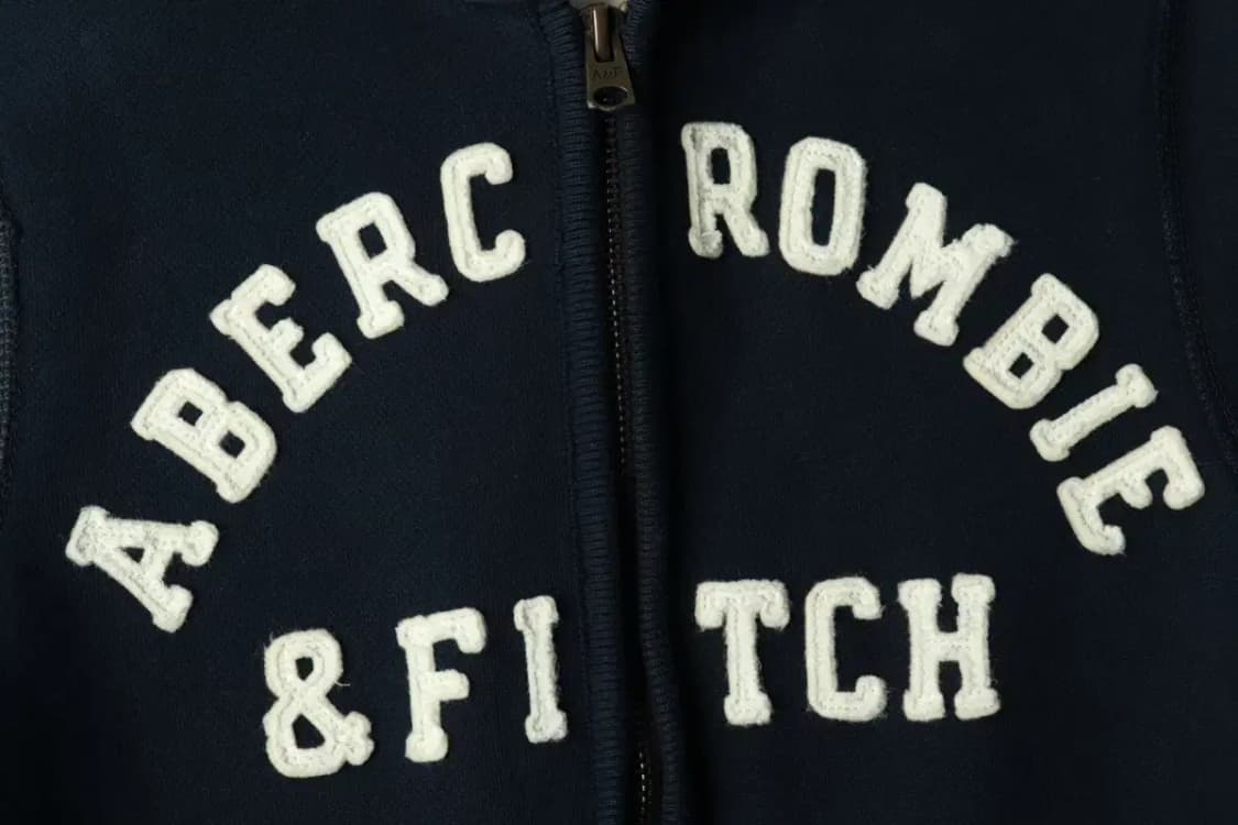 (M-L) 아베크롬비 후드집업 트렌드 빅로고 Y2K 네이비-1692F 상품이미지5