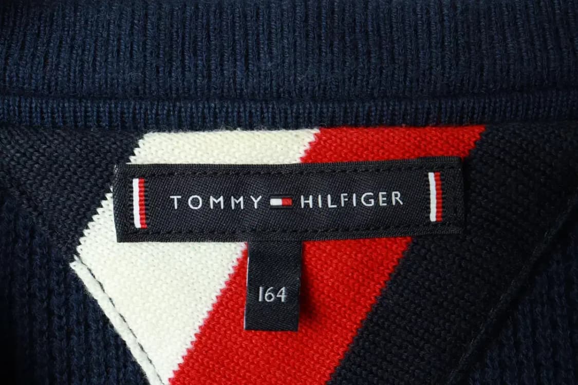 W(M) 타미힐피거 니트 와플 네이비-16935 상품이미지8