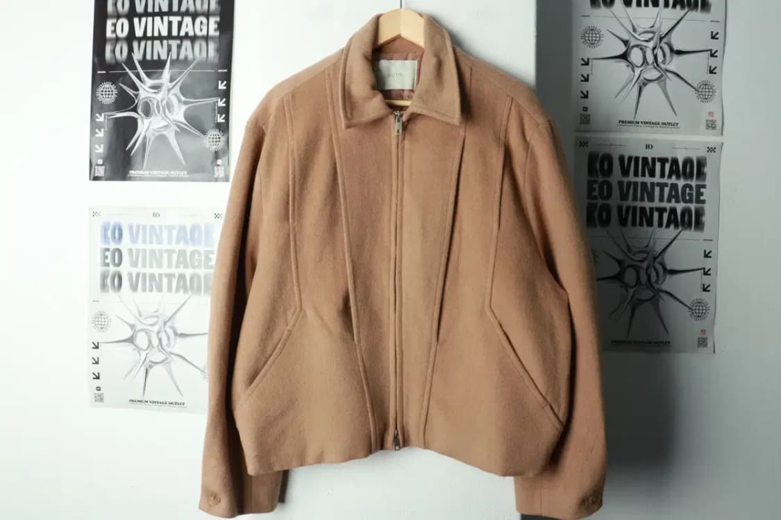 (L-XL) 라퍼지스토어 집업 바람막이 점퍼자켓 베이지 울-16937 상품이미지2