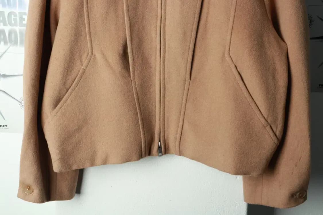 (L-XL) 라퍼지스토어 집업 바람막이 점퍼자켓 베이지 울-16937 상품이미지4