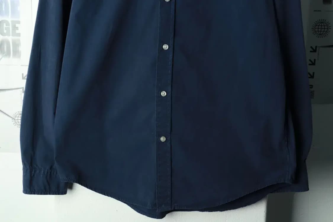 (L) 폴로 랄프로렌 셔츠 남방 네이비 무지 포니-16939 상품이미지4