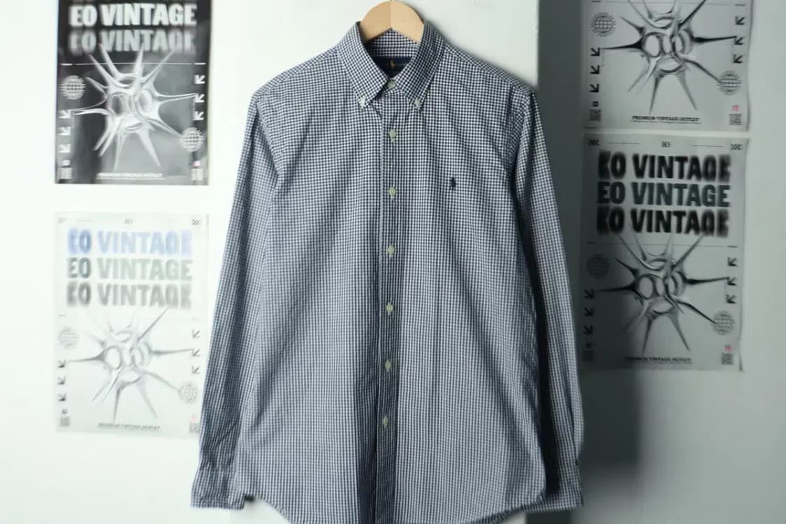 (S-M) 폴로 랄프로렌 셔츠 남방 체크 포니-1693A 상품이미지2