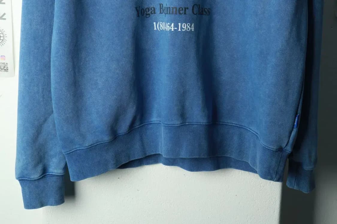 (XL) 피지컬에듀케이션디파트먼트 맨투맨 티셔츠 빅로고 블루-1693B 상품이미지4