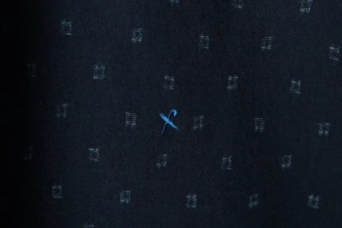 (2XL) 시리즈 셔츠 남방 빅사이즈 패턴 네이비-1697F 상품이미지5