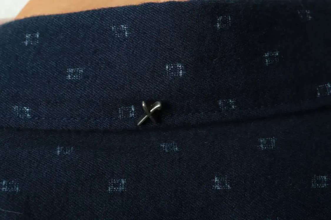 (2XL) 시리즈 셔츠 남방 빅사이즈 패턴 네이비-1697F 상품이미지6