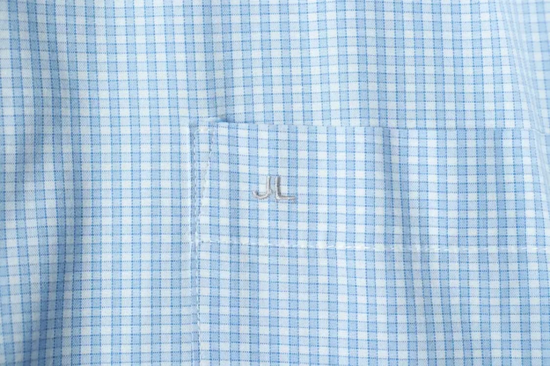 (XL) 랑방 셔츠 남방 연블루 체크-16984 상품이미지5