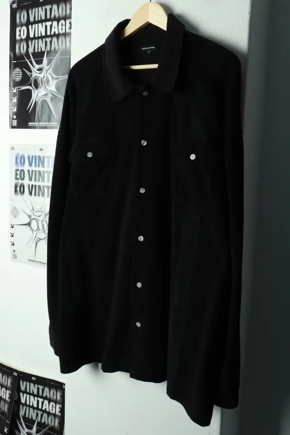 (L-XL) 디스이즈네버댓 셔츠 남방 부클 블랙 올드스쿨-16985 상품이미지1