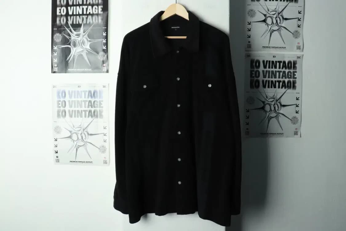 (L-XL) 디스이즈네버댓 셔츠 남방 부클 블랙 올드스쿨-16985 상품이미지2