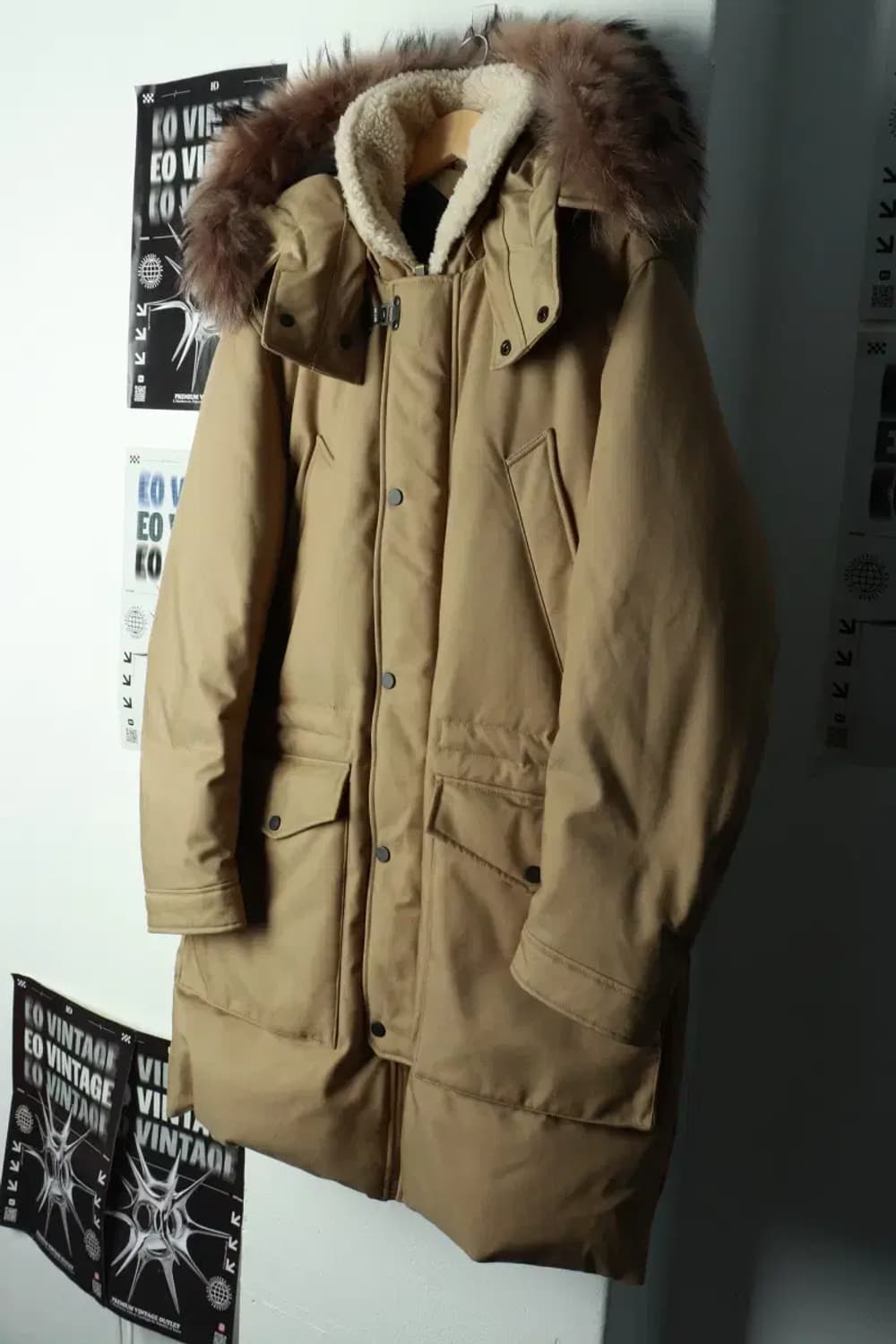 (L-XL) 지이크 패딩 점퍼자켓 야상 사파리 구스다운 롱-16996 상품이미지1