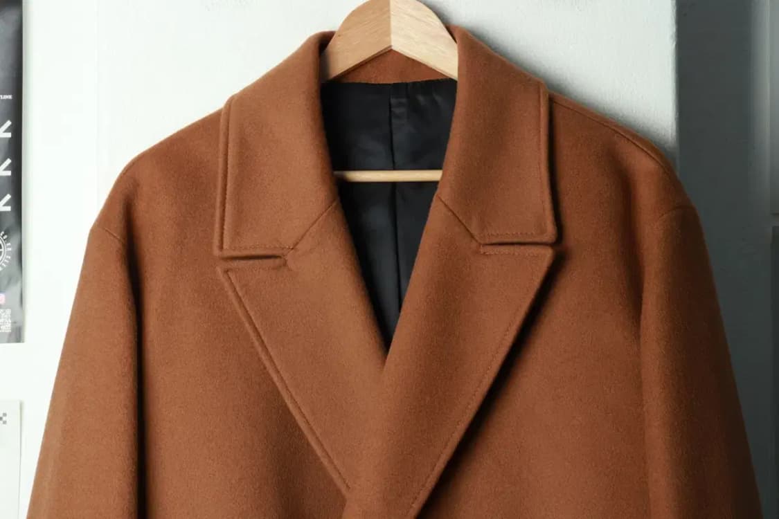 (M-L) 쿠어 코트자켓 캐시미어 더블 브라운-16999 상품이미지3