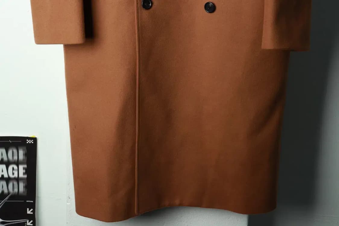 (M-L) 쿠어 코트자켓 캐시미어 더블 브라운-16999 상품이미지4