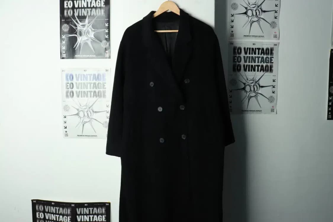 W(M) 무신사 스탠다드 코트자켓 캐시미어 더블 블랙-1699A 상품이미지2