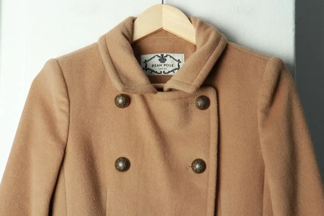 W(M) 빈폴 코트자켓 더블 울 모직 베이지-1699B 상품이미지3