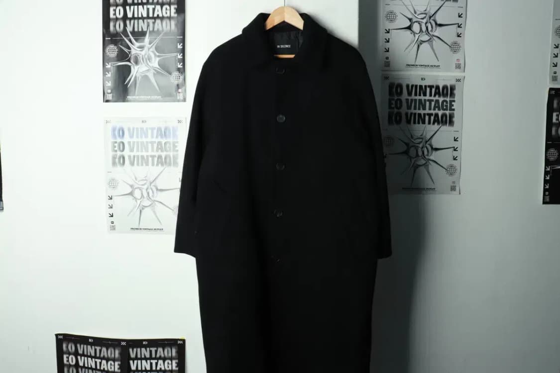 (S-M) 인사일런스 코트자켓 캐시미어 발마칸 블랙-1699C 상품이미지2