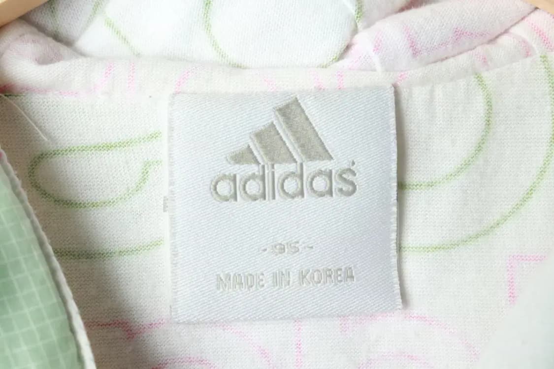 W(L) 아디다스 집업 바람막이 점퍼자켓 화이트 올드스쿨-169A3 상품이미지7