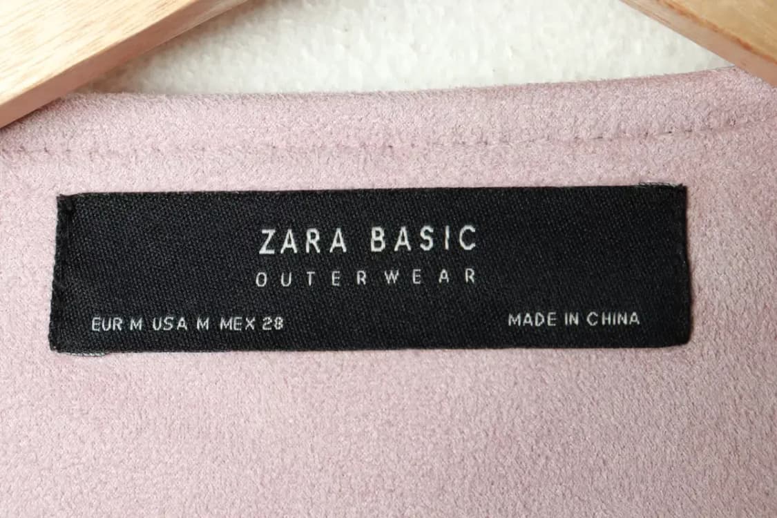 W(M) 자라 집업 바람막이 점퍼자켓 스웨이드 핑크 딸기우유-169A5 상품이미지6