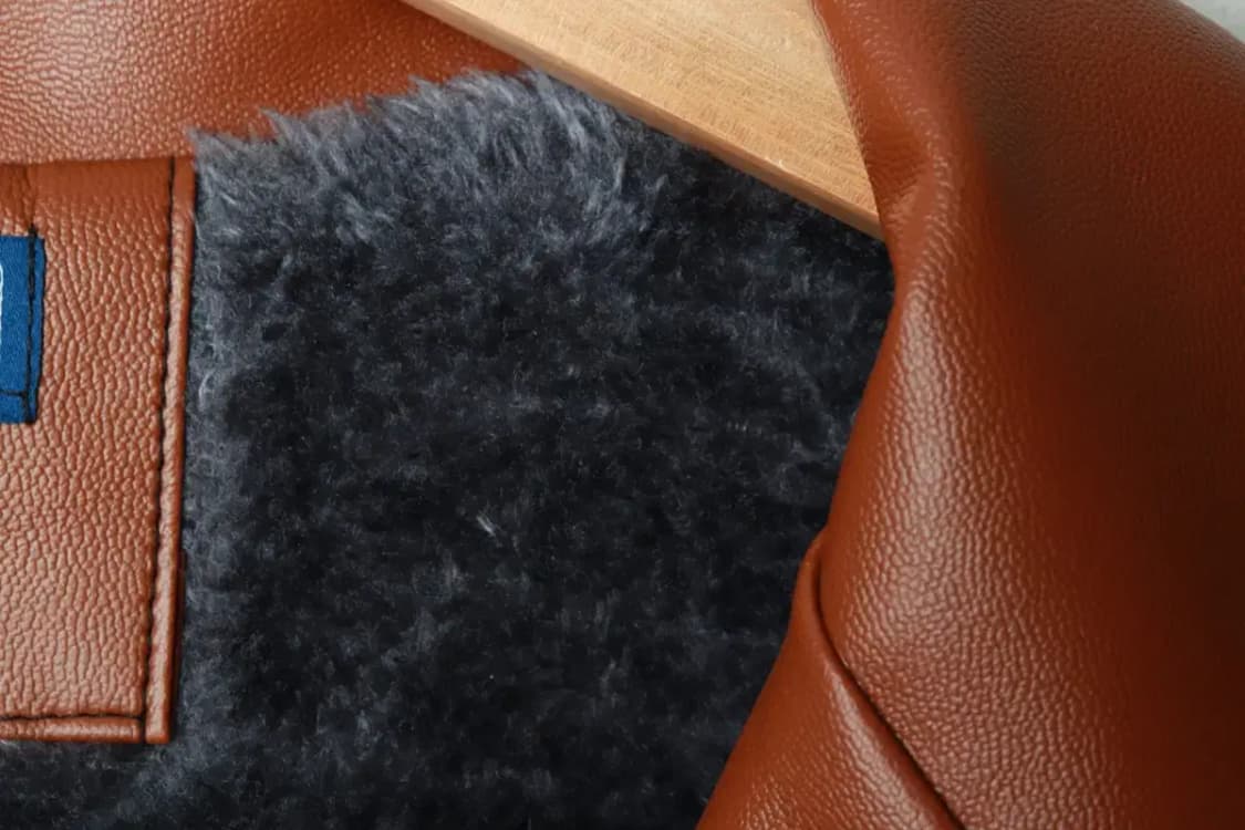 W(M) 브랜드빈티지 집업 바람막이 점퍼자켓 페이크레더 기모-169A6 상품이미지5