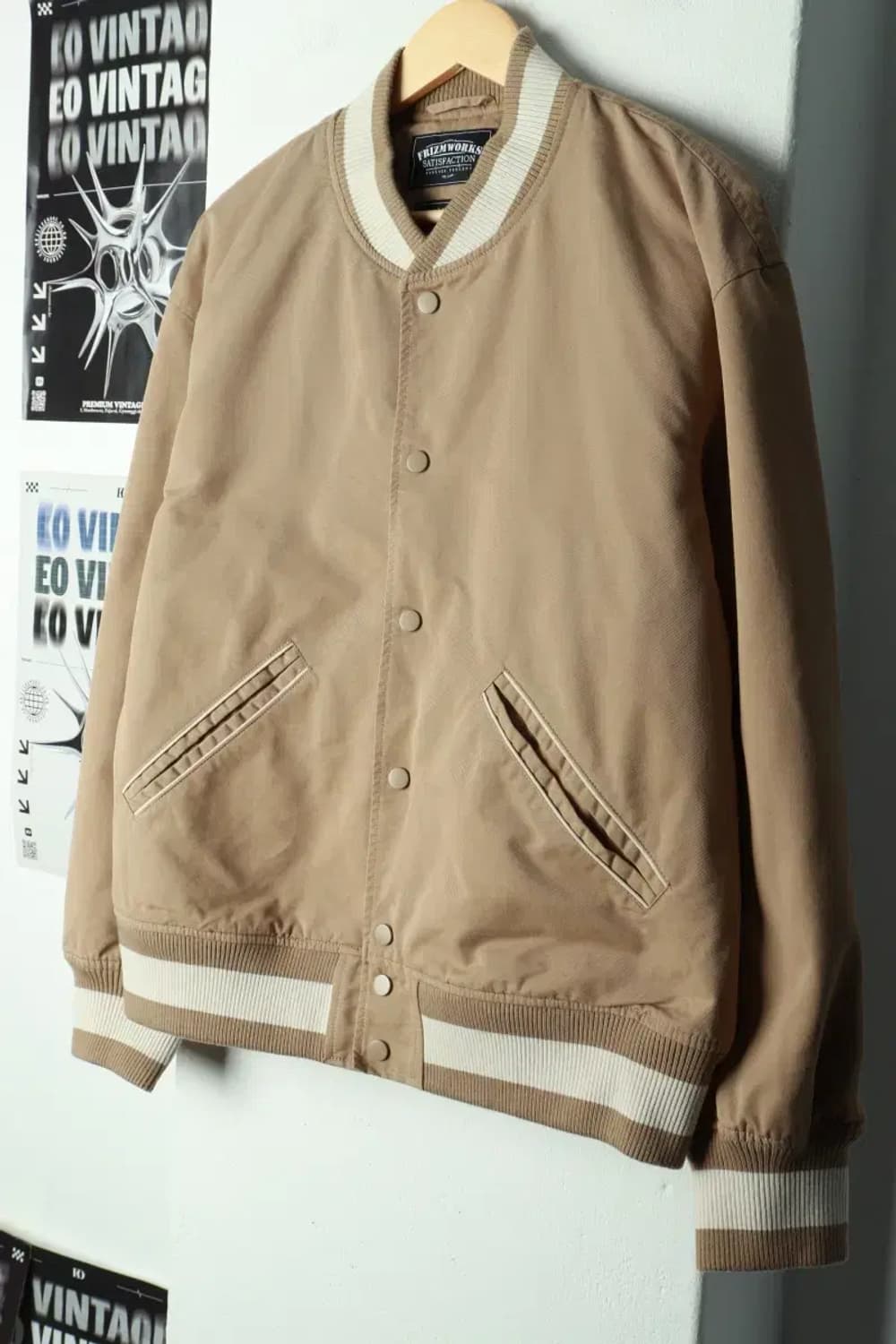 (L-XL) 프리즘웍스 집업 바람막이 점퍼자켓 스타디움 누빔-169A9 상품이미지1