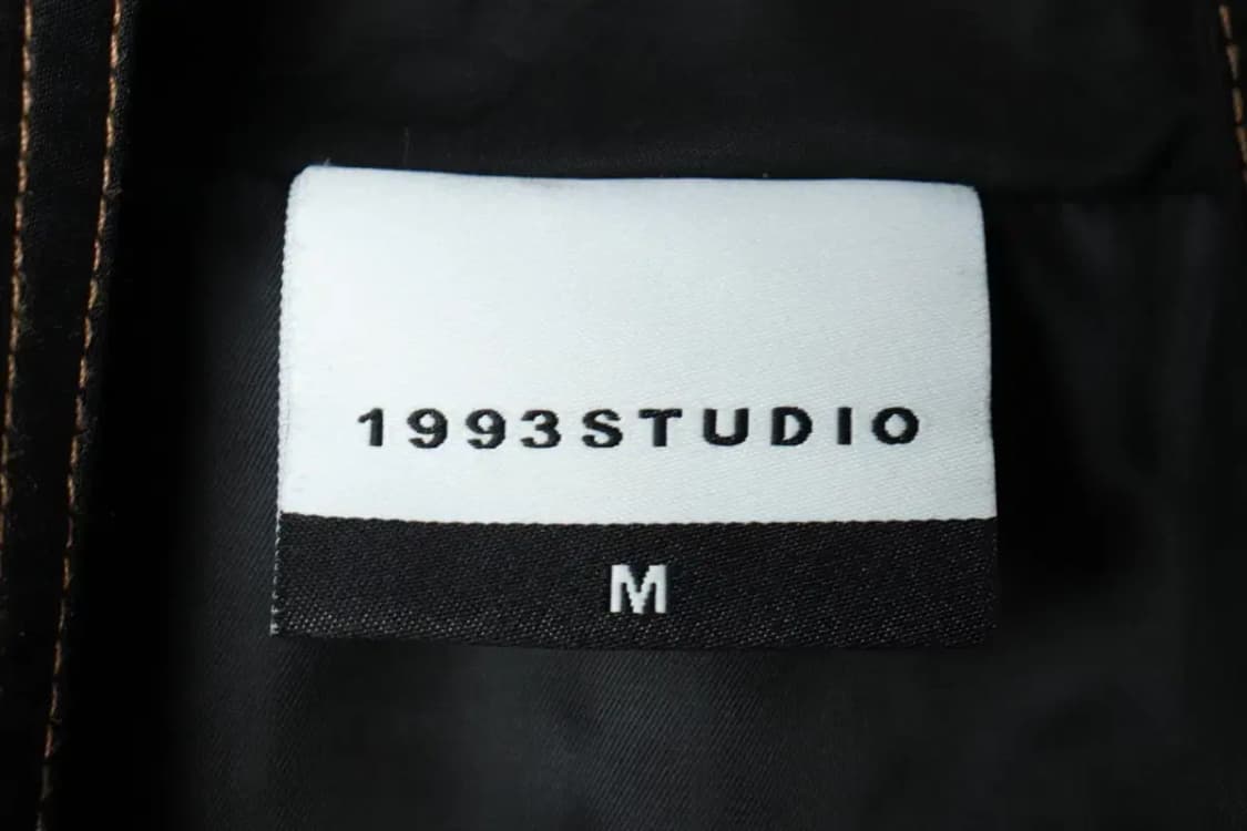 (M-L) 스튜디오 집업 바람막이 점퍼자켓 스티치 블랙-169AB 상품이미지7