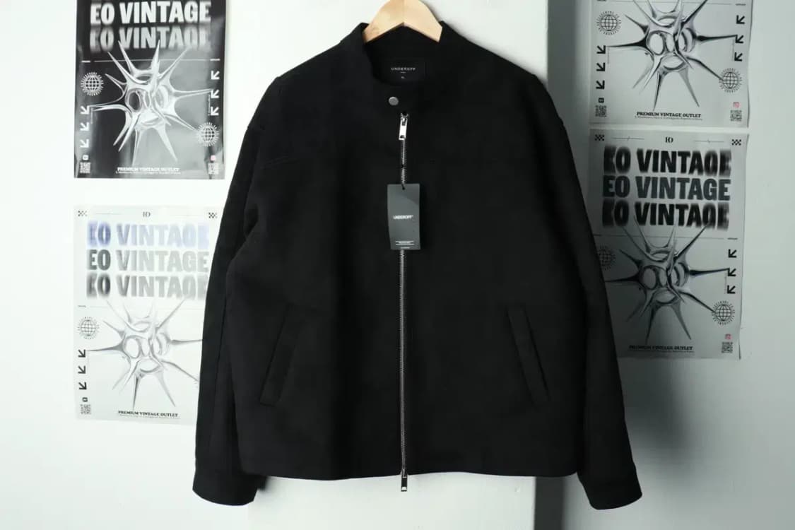 (XL) 언더오프 집업 바람막이 점퍼자켓 새상품 스웨이드-169AD 상품이미지2