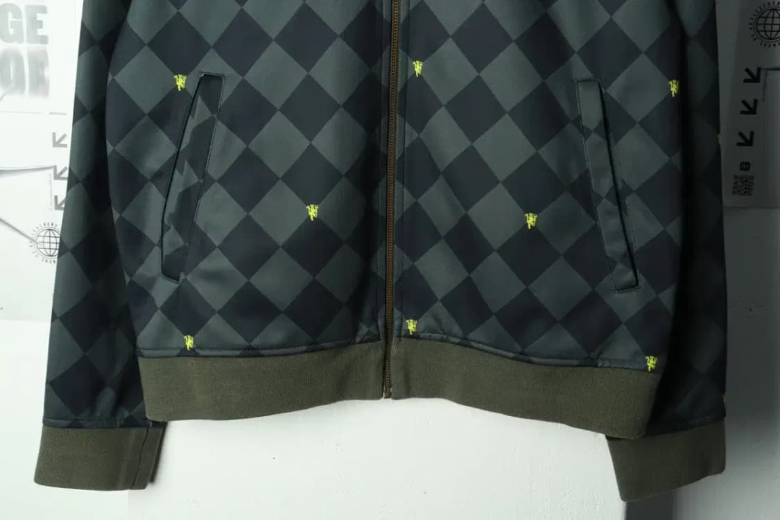 (M-L) 나이키 집업 바람막이 점퍼자켓 맨유 00년대 그린-169AE 상품이미지4